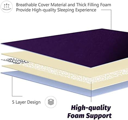 MAXYOYO Japanese Floor Mattress 4" Thick Queen Size Foldable Futon Mattress