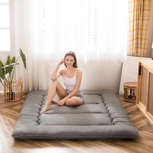 MAXYOYO Japanese Floor Mattress 4" Thick Full Size Foldable Futon Mattress