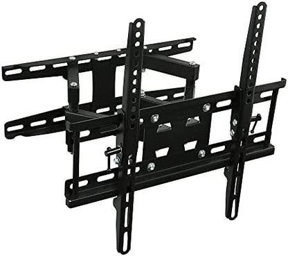Mount-It! Full Motion TV Wall Mount - Stable Dual Arm Articulating Bracket for 19-50 Inch TVs - Swivel, Tilt & Extend - Universal VESA Wall Mount for Flat Screen, LED, LCD, OLED - 115 lbs Capacity