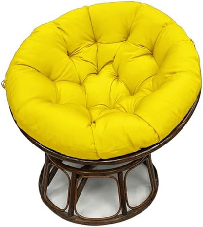 Lifup Water Resistant Papasan Chair Cushion Yellow Round 20"