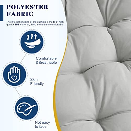 Egg Chair Cushion, Soft U-Shaped Cushions for Swing Basket Chair