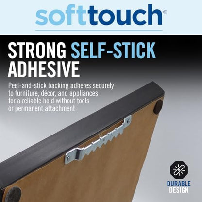 SoftTouch 3/8" Round Mini Self-Stick Furniture Slider Felt Pads for Hard Surfaces, Noise-Reducing Adhesive Furniture Moving Pads for Beds, Sofas, Dressers, 84-Count, Brown