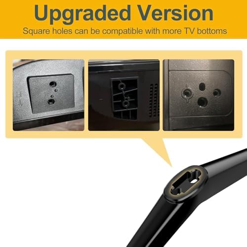 (Upgraded Version) Base Stand for TCL 32" 40" 43" 49" 50" 55" 65" Roku TV Legs, for 32S356 40FD2700 43S425 49S305 50S423 50S446 55S434 65S450R 65S425, TV Legs for TCL Roku TV Stand Legs wr Screws