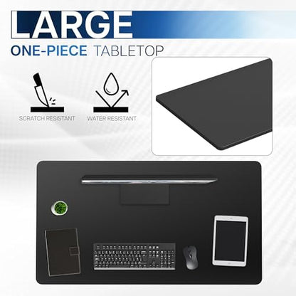VIVO 43" x 24" Black Solid 1-Piece Table Top