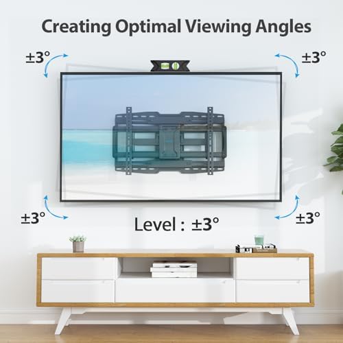 USX STAR Full Motion TV Wall Mount Sliding Stud for 70 75 85 86 90 Inch TVs