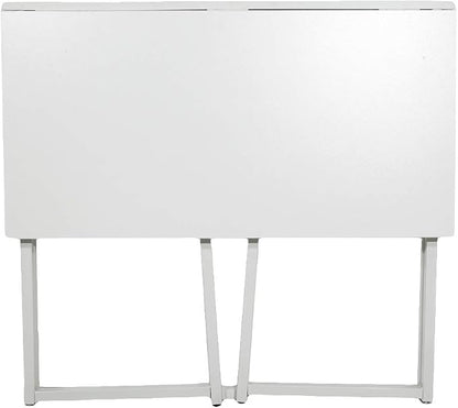 Ochine 32 Inch Folding Desk Foldable Computer Desk Folding Computer Desk Home Office Desks Modern Simple Writing Desk Table Space Saving Collapsible Desk Simple Laptop Writing Table Gaming Desk