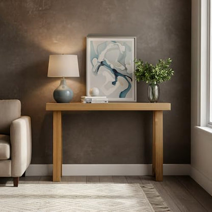 Plank+Beam Classic Console Table, 36 Inch, Pecan