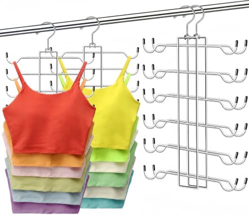 Space Saving Tank Top Hanger with 48 Hooks, Closet Organizers and Storage