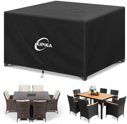 Patio Furniture Covers Waterproof Winter, Heavy-Duty 420D Outdoor Patio Furniture Set Covers, No Tears Anti UV No Fading (49" L x 49" W x 28" H)
