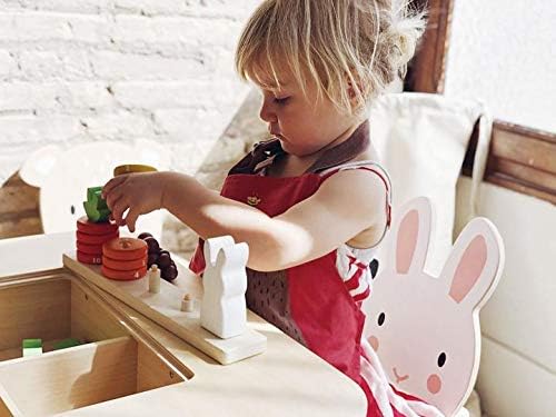 Tender Leaf Toys Forest Table & Chairs Set – Child-Sized Wooden Furniture for Art, Games & Everyday Activities – Crafted Materials – Age 3+