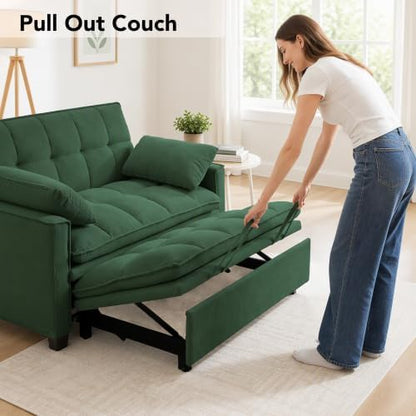 Sleeper Sofa Bed, Convertible Pull Out Couch for for Living Room, Loveseat