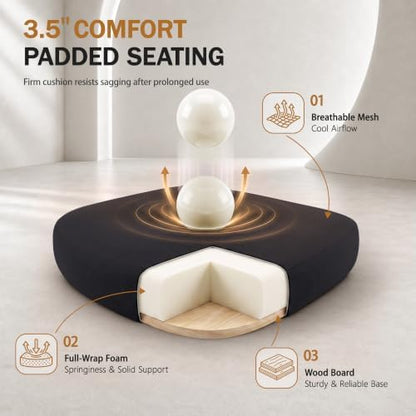 Ergonomic Office Desk Chair, High Back Mesh Computer Comfy Chair