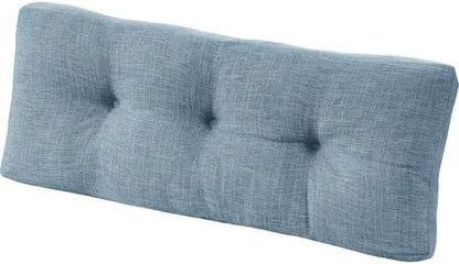downluxe Indoor Bench Cushion for Indoor Furniture, Non-Slip Tufted Overstuffed Textured Foam Bench Seat Cushion, 36" X 14" X 4", Blue, 1 Pack