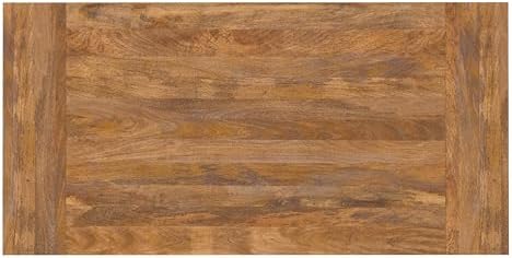 SIMPLIHOME Whitley 72" Wide Solid Mango Wood Dining Table in Burnt Wax