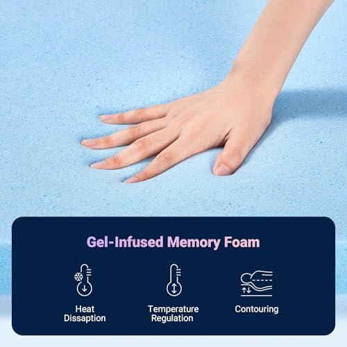 Avenco 10 Inch Twin Mattress, Medium Firm Hybrid Mattress in a Box