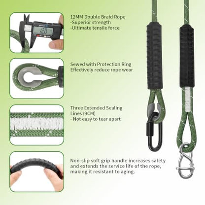 2 PC Heavy Duty Tree Swing Ropes Hammock,Tree Swings Hanging Straps