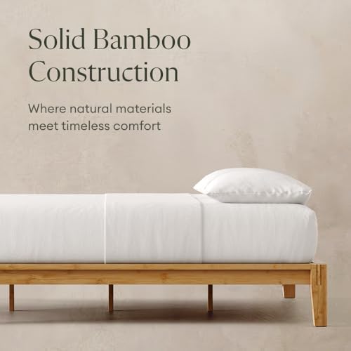 Bamboo Japanese Joinery Headboard, King, Natural, 12" Height