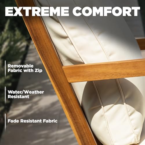 IDZO Outdoor Conversation Rocking Chairs, 3-Piece Patio Bistro Set, 400 lbs