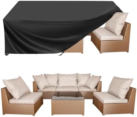 BALEINE Patio Furniture Covers Waterproof, Heavy Duty Outdoor Table Cover