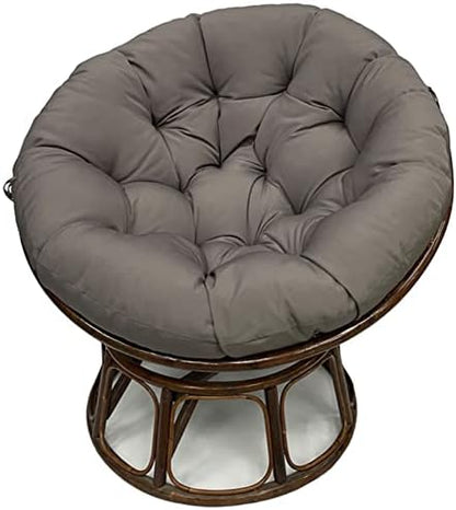 Lifup Water Resistant Papasan Chair Cushion Dark Grey Round 43"