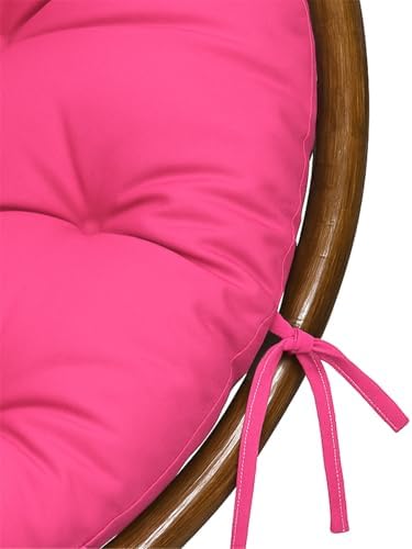 Lifup Water Resistant Papasan Chair Cushion Hot Pink Oval 67" x 47"