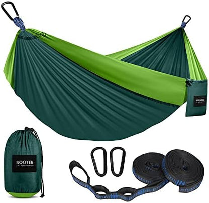 Kootek Camping Hammock 500lbs Capacity Outdoor Camping Essentials, Double