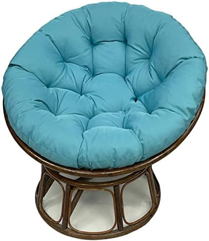 Lifup Water Resistant Papasan Chair Cushion Peacock Blue Round 28"