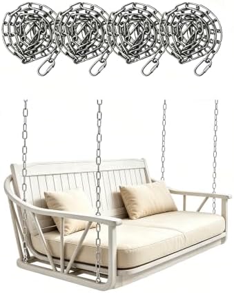 4 Pack 12 Foot 304 Stainless Steel Porch Swing Bed Chains