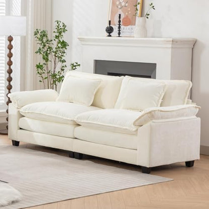 IPKIG 82.6" Modular Sectional Cloud Couch, Modern Loveseat Sofa
