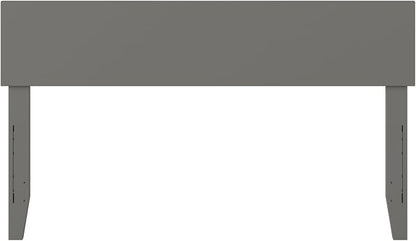 AFI, Orlando Full Adjustable Modern Solid Wood Panel Headboard, Grey