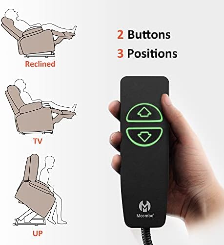 MCombo Power Lift Recliner Chair for Elderly, Heat and Massage, R7096