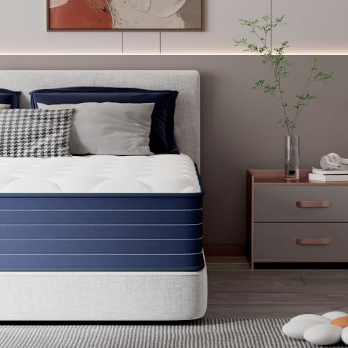 PurrJoys Double Mattress 12 Inch, Medium Firm Mattress Full Size
