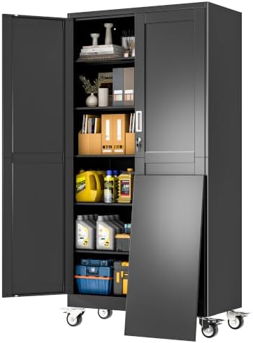78.7" Tall Metal Storage Cabinet