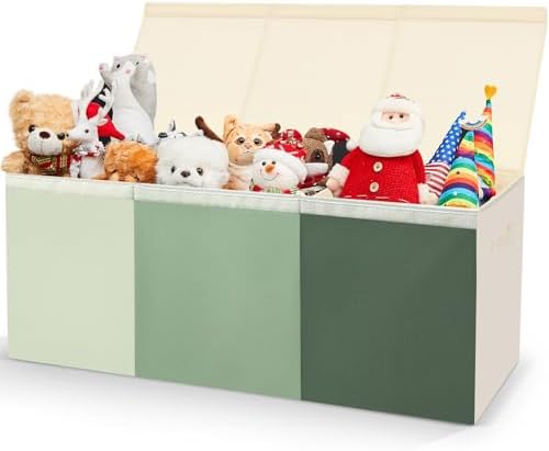 Patelai Extra Large Toy Chest with Lid,39 x 13 x 15.7'',Sage Green