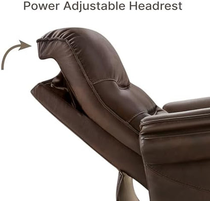 KISLOT Dual Motor Power Recliner Chair,Zero Gravity USB & Type-C, Espresso