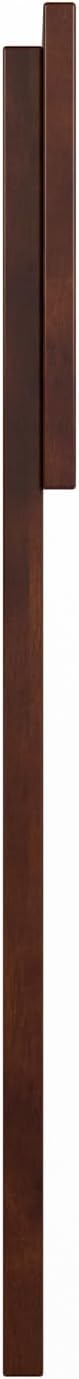 AFI, Orlando Twin Adjustable Modern Solid Wood Panel Headboard, Walnut