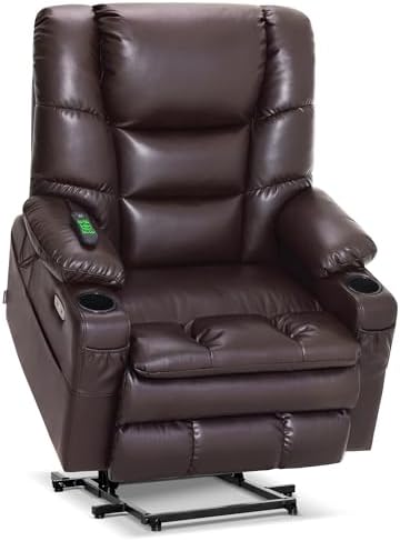 MCombo 3 Motor Lay Flat Power Lift Recliner for Elderly R7635 (Large-Wide)