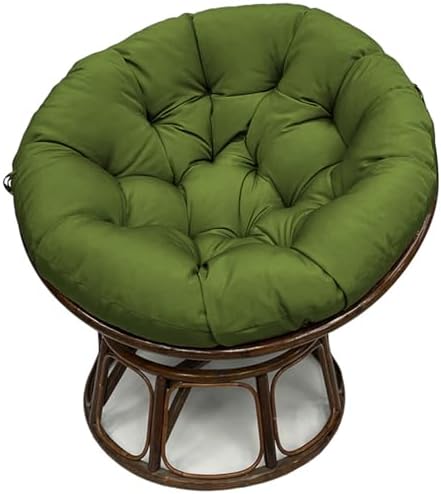 Lifup Water Resistant Papasan Chair Cushion Olive Green Round 35"
