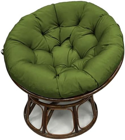 Lifup Water Resistant Papasan Chair Cushion Olive Green Round 28"