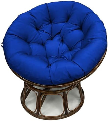 Lifup Water Resistant Papasan Chair Cushion Royal Blue Round 35"