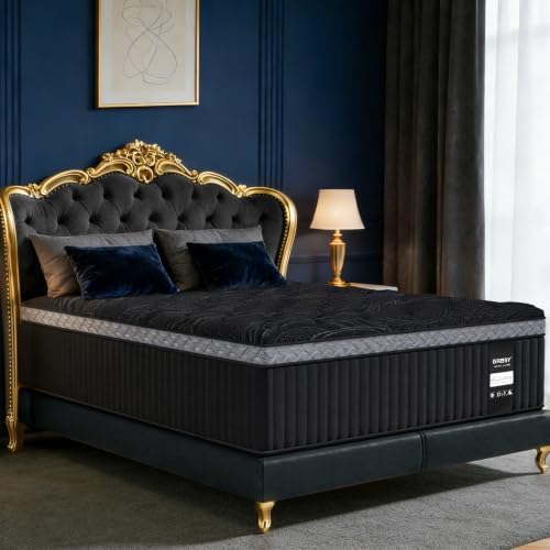 14 Inch Full XL Size Mattress, Upgraded Luxury Hybrid Full XL Mattress In A Box with 7-Zone Support for Cool Night & Pressure Relief, Fiberglass Free, 365 Nights Trial, 10 Years Warranty, Medium Firm