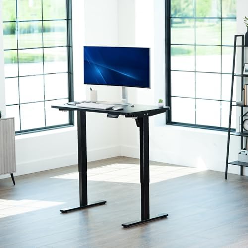VIVO 43" x 24" Black Solid 1-Piece Table Top