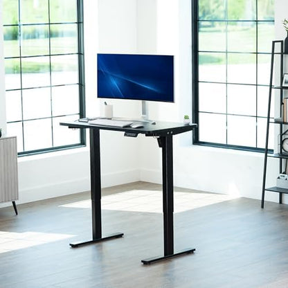 VIVO 43" x 24" Black Solid 1-Piece Table Top