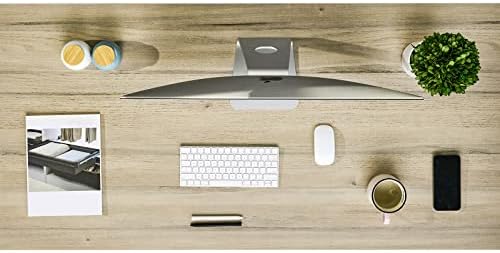 Kaboon 36x24 inches Tabletop, Solid One-Piece Desktop for Sit Stand Desk, Double Desks, L Desk DIY,Wood Countertop Home or Commercial Use,1 inch Thick, Oak