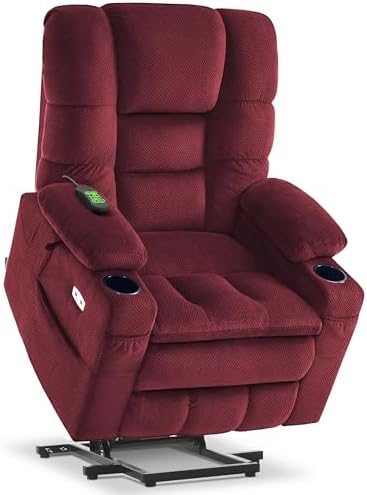 MCombo 3 Motor Medium Power Lift Recliner for Elderly, Massage & Heat, 7632