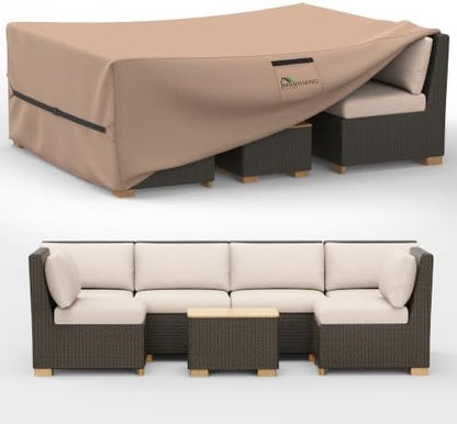 Outdoor Patio Furniture Covers Waterproof 107"Lx81"Wx27.9"H 600D