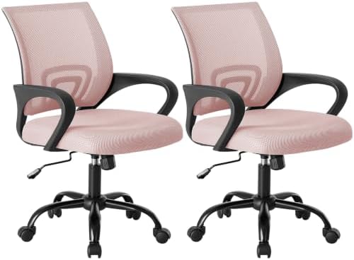 DUMOS Ergonomic Home Office Chair, Executive Mesh Desk Chair, 2 Pack
