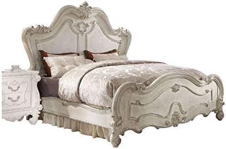 Versailles Bone White 6-Piece Bedroom Set (Cal. King)