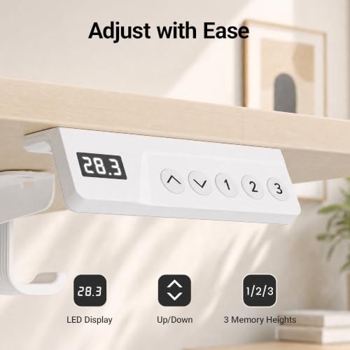 Claiks 32 x 19 Inch Nature Electric Standing Desk