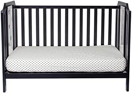 Suite Bebe Celeste 3 in 1 Convertible Island Crib Wood and Acrylic, Black
